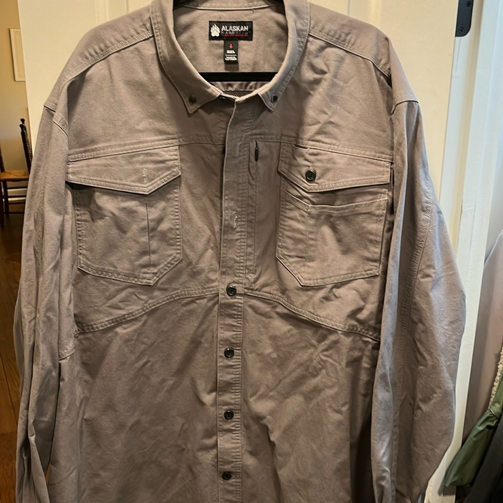 Alaskan hardgear men’s heavy shirt grey 3xl